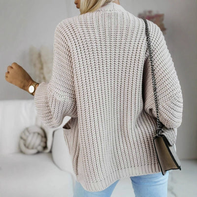 Casual Loose Pockets Women's Sweater