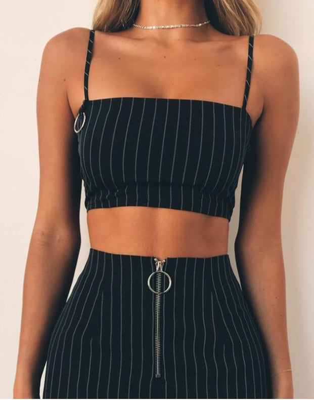 BUSINESS WOMAN 2 PIECE PLAID SET